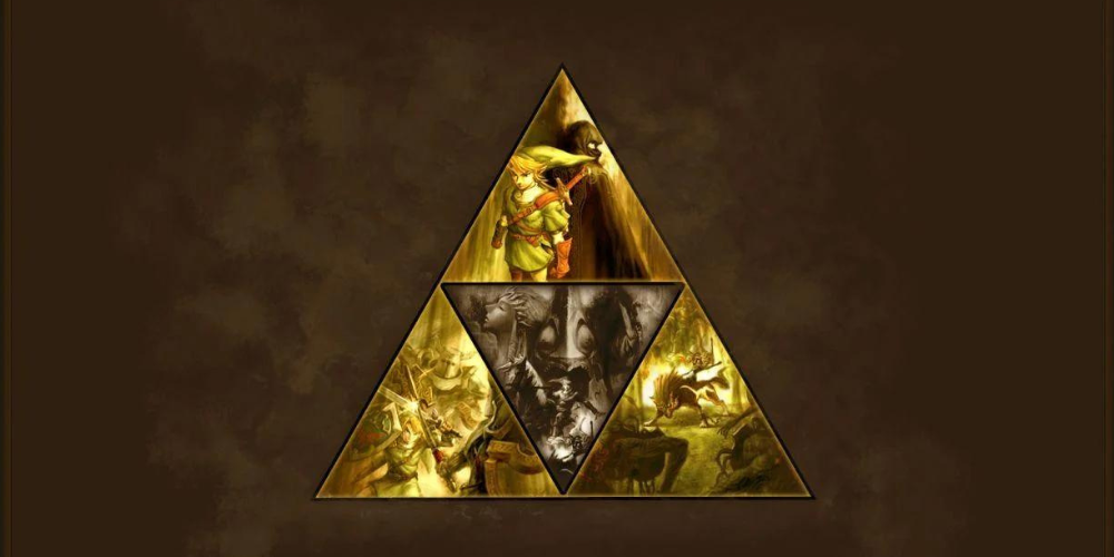 Legend of Zelda golden Triforce 