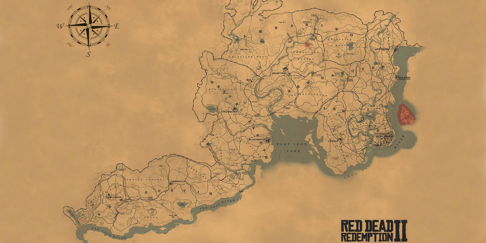 Map in RDR 2